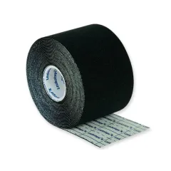 Bandă adezivă elastică pentru taping neuromuscular Leukotape K 5 m × 5 cm, neagră