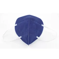 Mască de protecție respiratorie FFP2 fără supapă, albastră, cu elastic pentru urechi (cutie 20 buc)