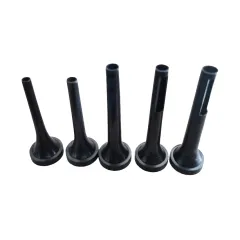 Speculum veterinar de unică folosință, diametru 5/6/7 mm și canelat 7/8 mm pentru pensă Hartmann (kit 5 buc)