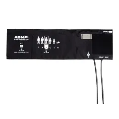 Manșetă Premium pentru adulți cu vezică cu două tuburi, gri închis, 54 × 15 cm