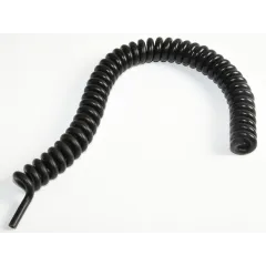 Furtun spiralat extensibil negru 2,5 m pentru tensiometre (42/46 spire)