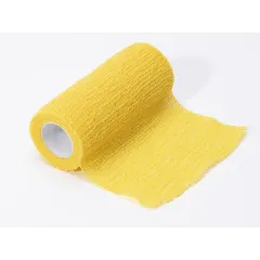 Bandaj elastic coeziv galben 4 m × 8 cm (cutie 10 buc)