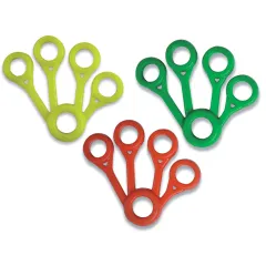 Set exercițiere degete pentru reabilitare, 3 niveluri de rezistență (set 3 buc)