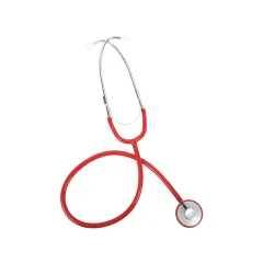 Stetoscop medical Yton Nurse cu un singur pavilion, roșu