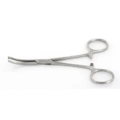 Pensă hemostatică Kocher curbată 18 cm din oțel inoxidabil