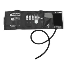 Manșetă Premium pentru copii cu vezică TPU cu un tub, gri închis, 19-27 cm (1 buc)