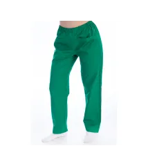 Pantaloni medicali unisex bumbac/poliester mărimea XL verde (1 buc)