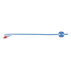Cateter Foley silicon 2 căi ch/fr 18, balon 30 ml, steril (cutie 10 buc)