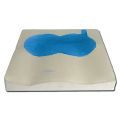 Pernă antidecubit Gel Air 2D pentru prevenirea escarelor, risc ridicat până la foarte ridicat, 43 × 43 × 7,5 cm