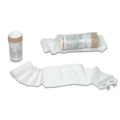 Bandaj elastic cu tampon absorbant Emocontrol 10 cm × 4,5 m