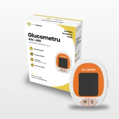 Kit glucometru Golden Protect + 100 de teste + 100 de lancete