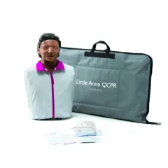 Manechin de resuscitare Laerdal Little Anne QCPR, nuanță închisă