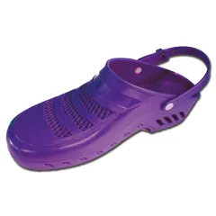 Saboți profesionali GIMA cu perforații și curea, mărimea 41, violet (pereche)