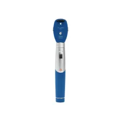 Oftalmoscop de buzunar HEINE MINI 3000 LED, albastru, cu mâner pe baterii (1 buc)