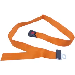 Centură de imobilizare portocalie din poliester cu cataramă metalică, 5 cm × 167 cm (1 buc)