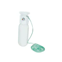 Butelie oxigen terapeutic 2 litri din oțel cu reductor UNI, goală (1 buc)