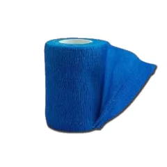 Bandaj elastic coeziv din material netesut 4,5 m × 10 cm, albastru (cutie 10 buc)