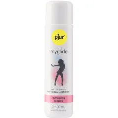 Lubrifiant PJUR MyGlide cu efect de căldură și ginseng, 100 ml