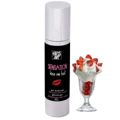 Lubrifiant Natural cu Aromă de Căpșuni și Frișcă Eros-Art Sensation 50 ml