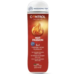 Gel intim 3 în 1 Control Hot Passion cu efect de încălzire – 200 ml