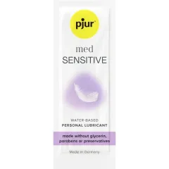Lubrifiant intim pe bază de apă Pjur Med Sensitive Glide – 2 ml
