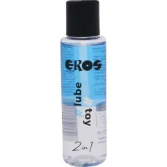 Lubrifiant 2în1 EROS Lube Toy pe bază de apă, 100 ml