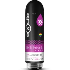 Lubrifiant Anal pe Bază de Apă Excite, 200 ml – Aromă Căpșuni
