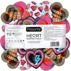 Prezervative Pasante Red Heart 144 buc – Formă Inimioară