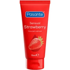Lubrifiant Intim Pasante cu Aromă de Căpșuni 75 ml