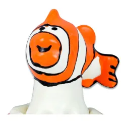 Prezervativ Decorativ Pictat Manual Condomerie Fish Orange