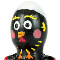 Prezervativ Decorativ Pictat Manual Condomerie – Pui Negru