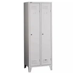 Vestiar compartimentat cu 2 uși 800x450x1800mm A888 CU PICIOARE FIXE