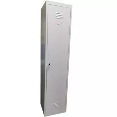 Vestiar metalic, 1 compartiment, cu picioare, 400x450x1800mm, gri, A872 B4U, montat