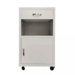 Noptieră metalică spital 450x430x800 mm