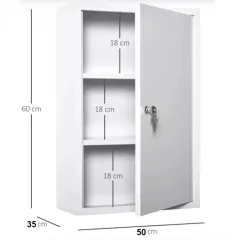 Dulap medicamente alb 600x500x350mm, la palet
