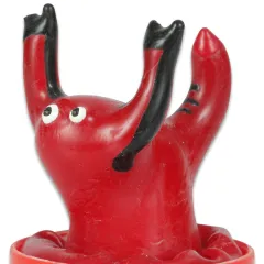 Prezervativ Decorativ CONDOMERIE Red Scorpio – Pictură Manuală