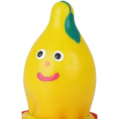 Prezervativ decorativ pictat manual Condomerie Lemon