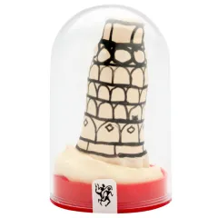 Prezervativ decorativ pictat manual Condomerie – Turnul din Pisa
