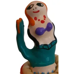 Prezervativ decorativ pictat manual Condomerie Mermaid