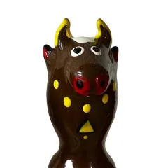 Prezervativ Decorativ Pictat Manual Condomerie Bull Black
