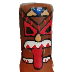 Prezervativ Decorativ Pictat Manual Condomerie Tiki Totem
