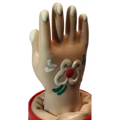 Prezervativ decorativ pictat manual Condomerie Hand Model 2