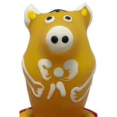 Prezervativ decorativ pictat manual Condomerie – Pig Yellow