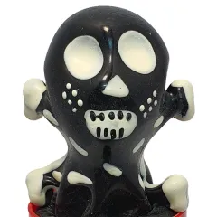 Prezervativ Decorativ CONDOMERIE Skull Black — pictат manual