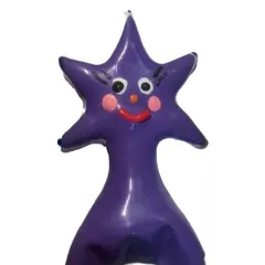 Prezervativ Decorativ CONDOMERIE Happy Star XL — Pictură de Mână