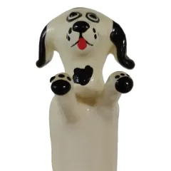 Prezervativ Decorativ Pictat Manual Condomerie Happy White Dog XL