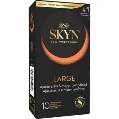 Prezervative SKYN Large Extra Fit, fără latex, 10 bucăți