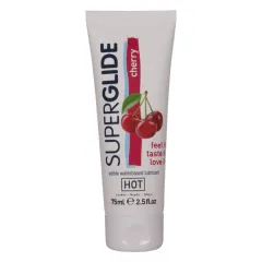 Lubrifiant Intim HOT Superglide cu Aromă de Cireșe 75 ml