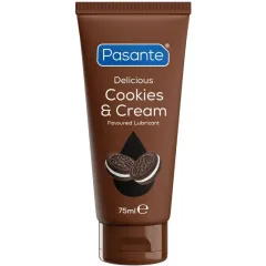 Lubrifiant pe bază de apă Pasante Cookies & Cream, 75 ml