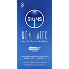 Prezervative fără latex Skins Non-Latex – set 8 bucăți
